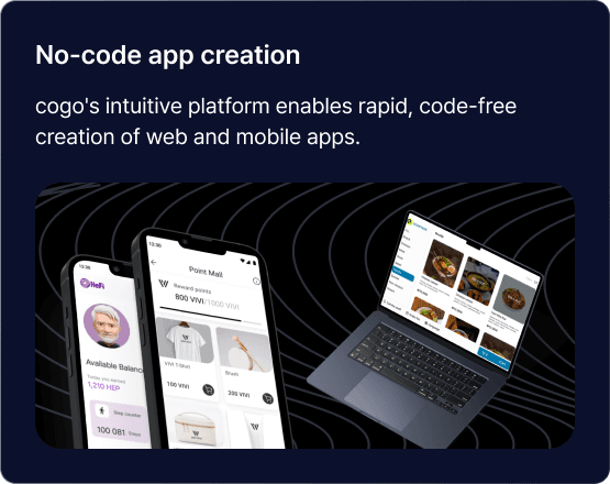 No-code app creation