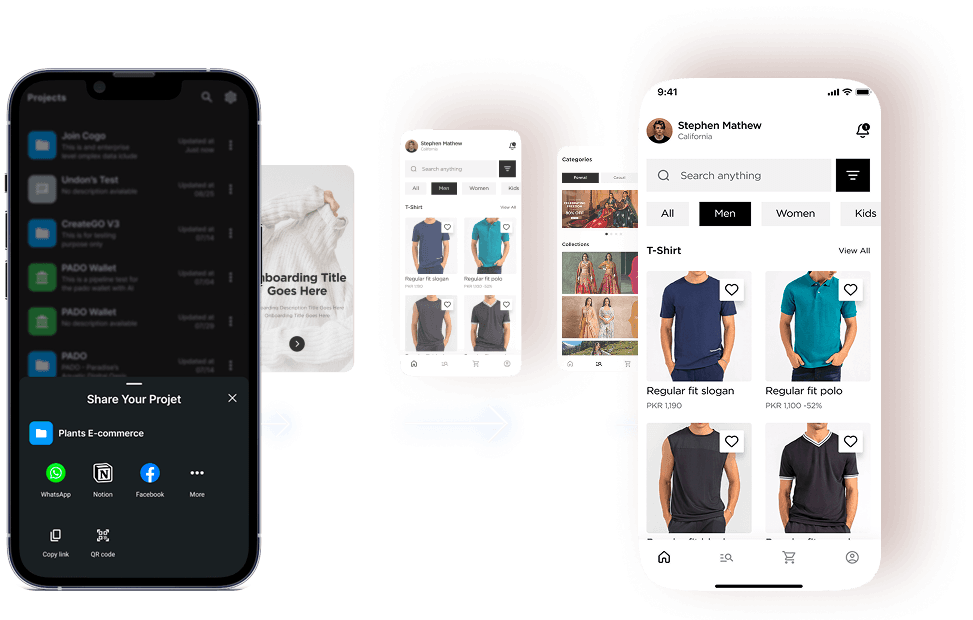 Share your app in seconds - Mobile app sharing workflow